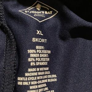 St. John's Bay Dark Blue Skort